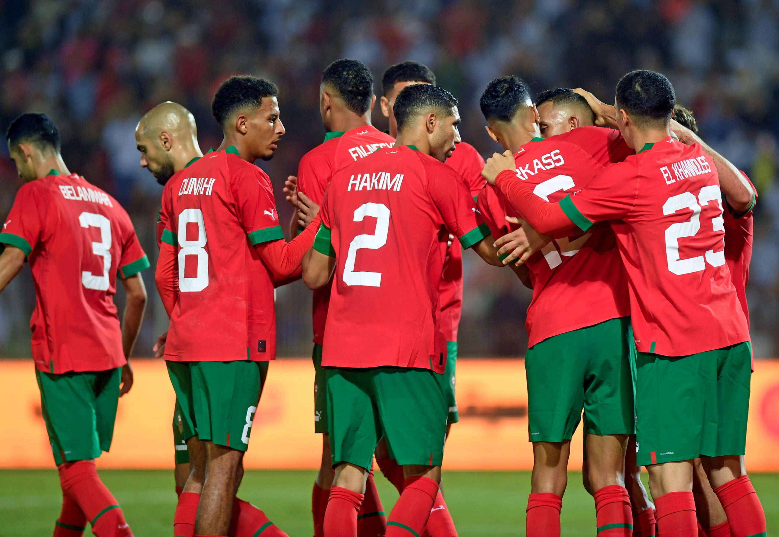 Football - 2025 Africa Cup of Nations Qualifiers - Morocco v Central African Republic - Honneur Stadium - Oujda - Morocco