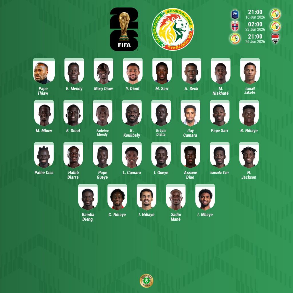 senegal liste